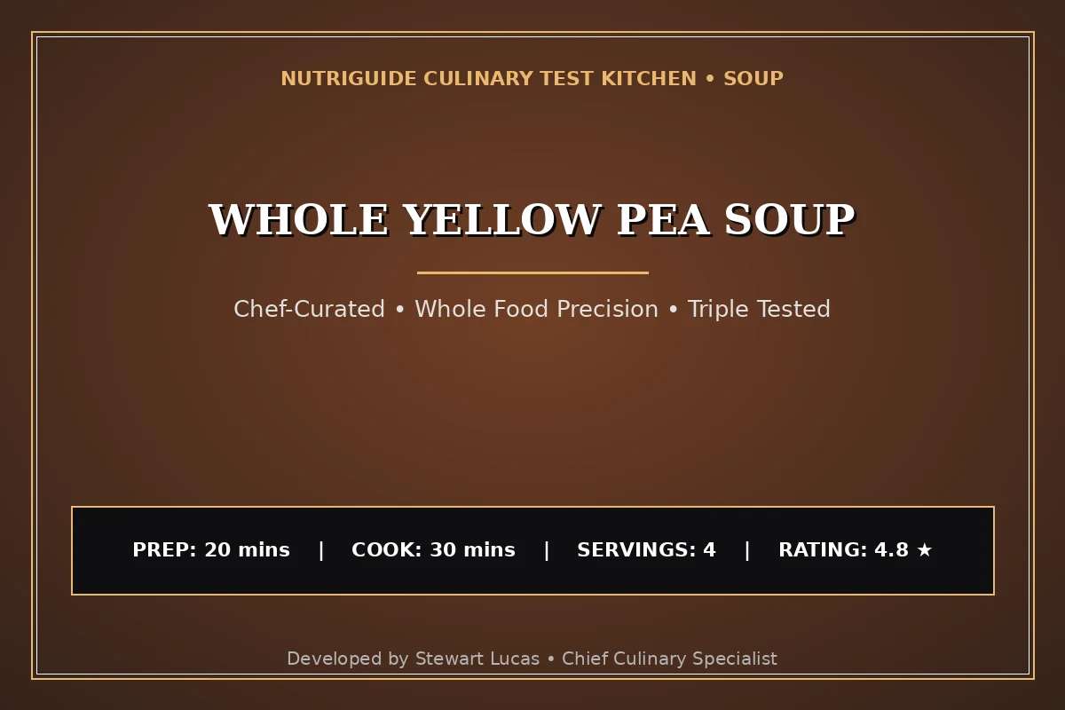 Whole Yellow Pea Soup