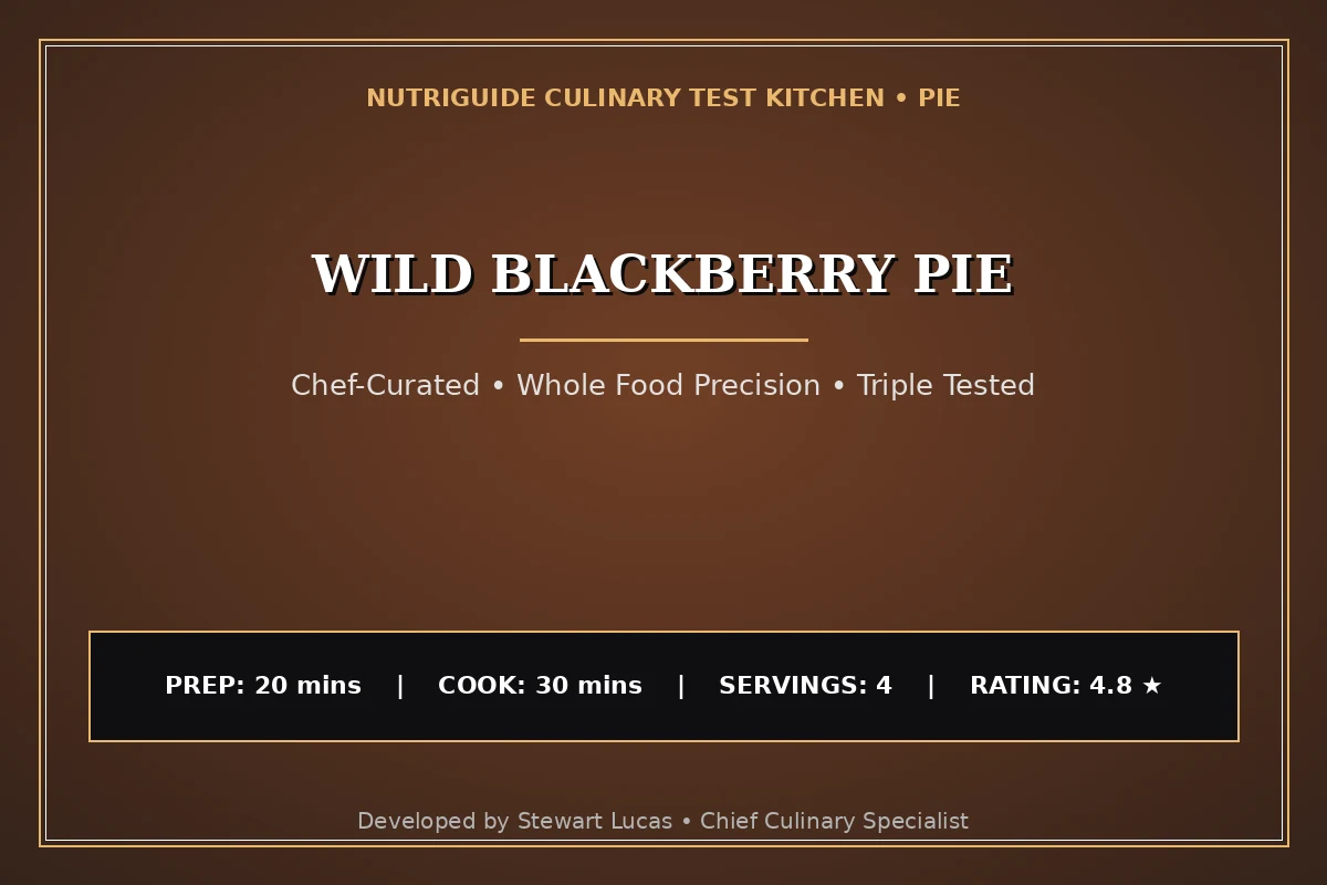 Wild Blackberry Pie
