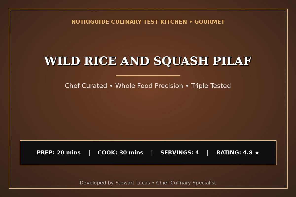 Wild Rice And Squash Pilaf