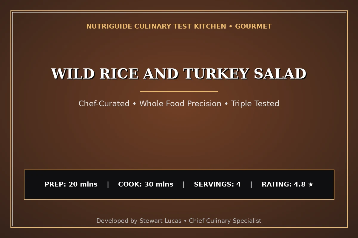 Wild Rice And Turkey Salad