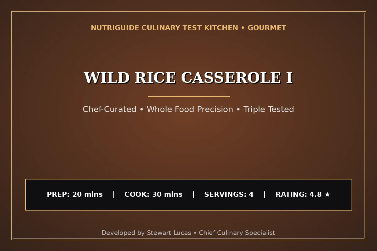 Wild Rice Casserole I