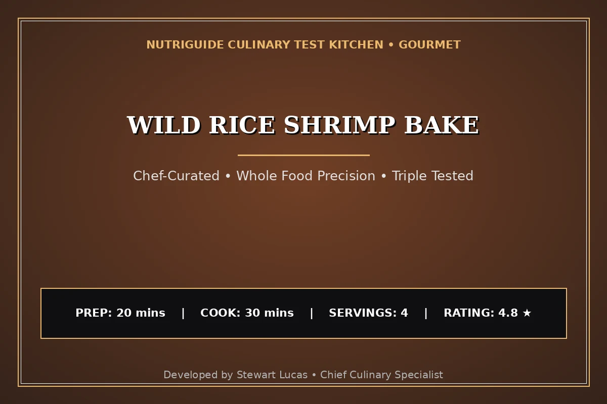 Wild Rice Shrimp Bake