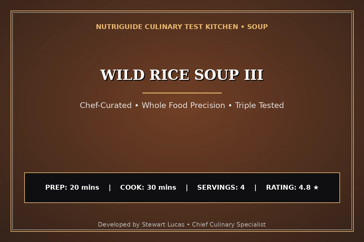 Wild Rice Soup Iii