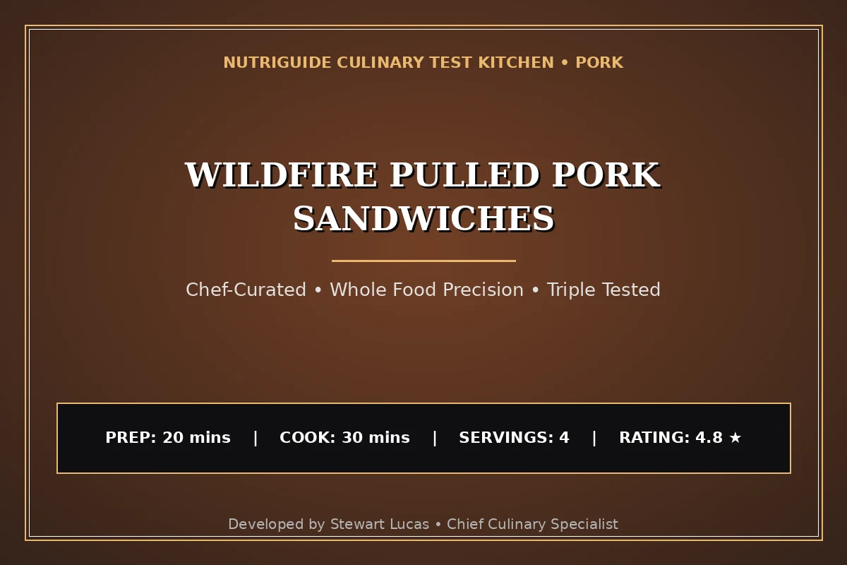 Wildfire Pulled Pork Sandwiches