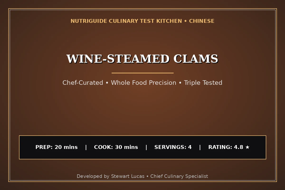 Wine-Steamed Clams