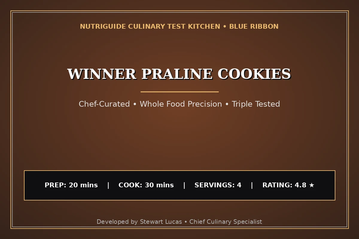 Winner Praline Cookies