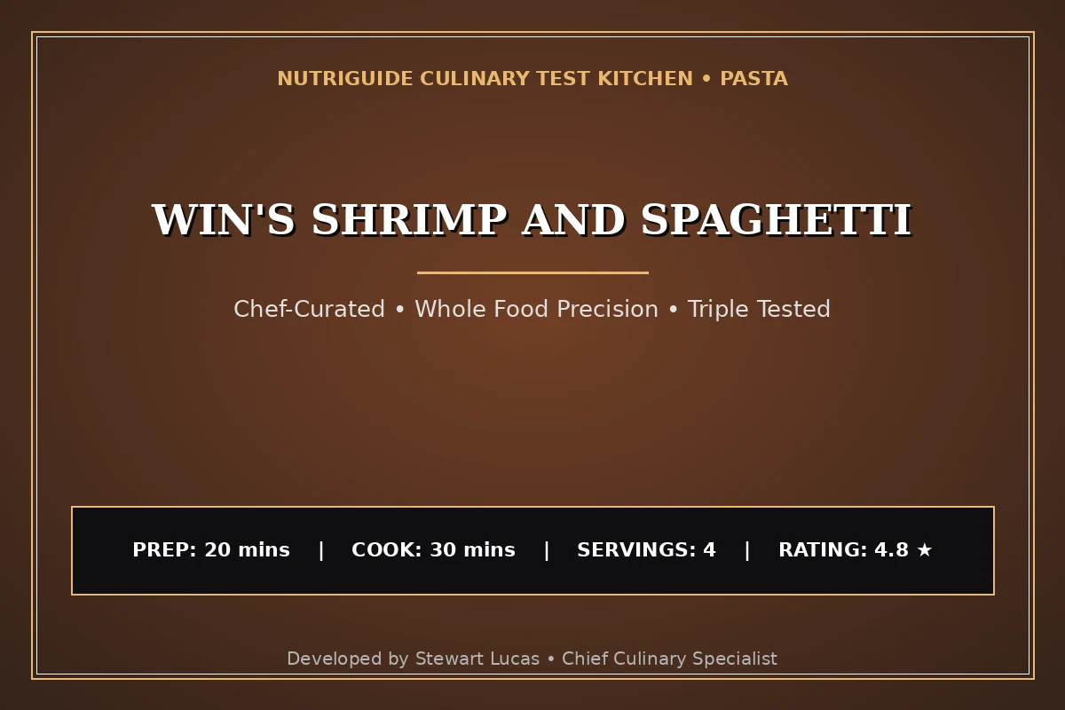 Win'S Shrimp And Spaghetti