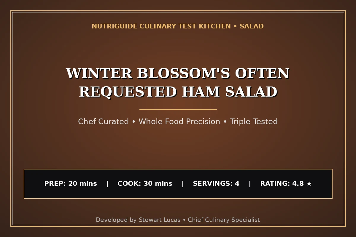 Winter Blossom'S Often Requested Ham Salad