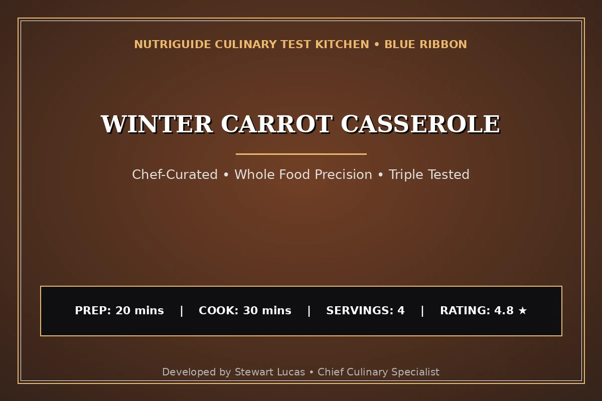 Winter Carrot Casserole