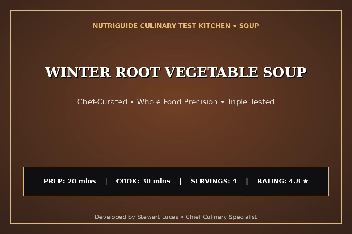 Winter Root Vegetable Soup