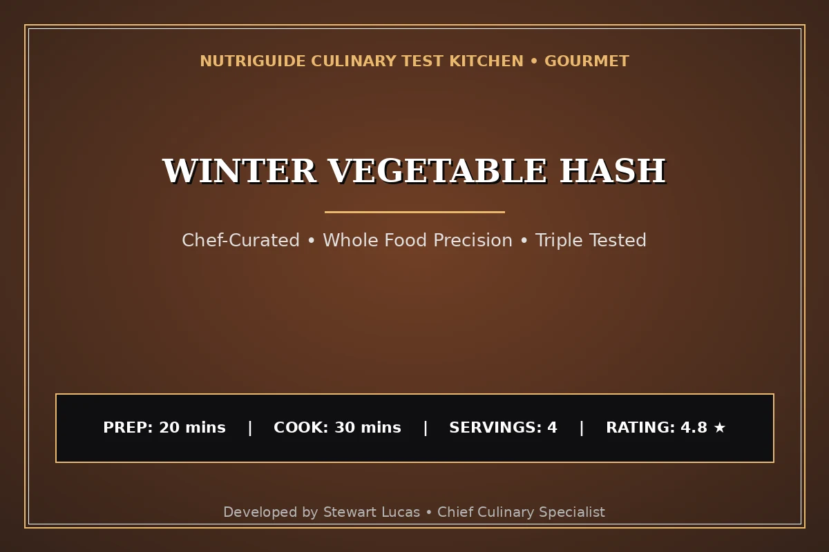 Winter Vegetable Hash