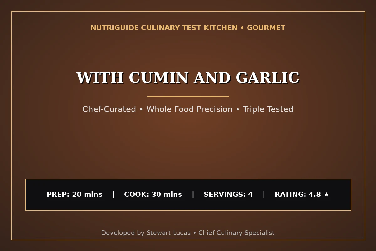 With Cumin And Garlic