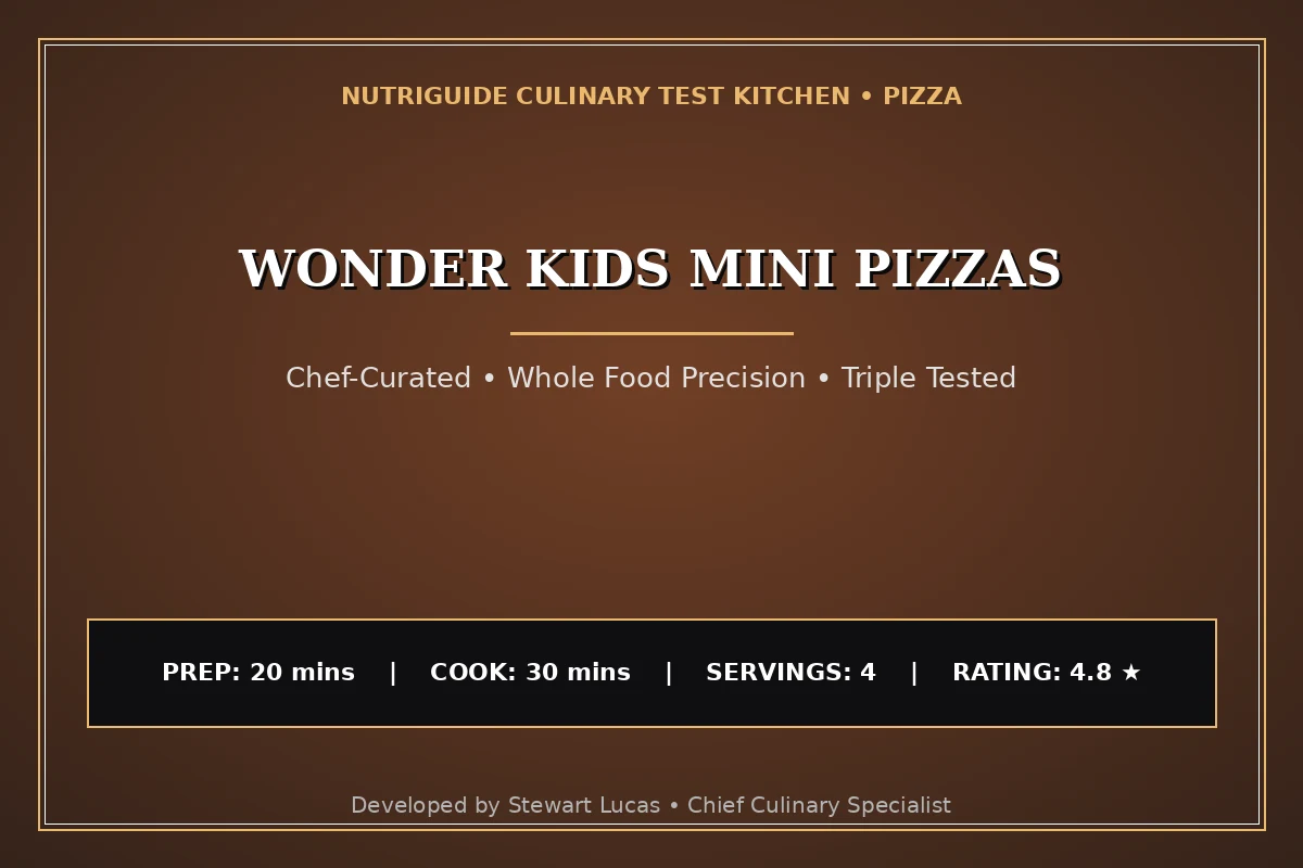 Wonder Kids Mini Pizzas