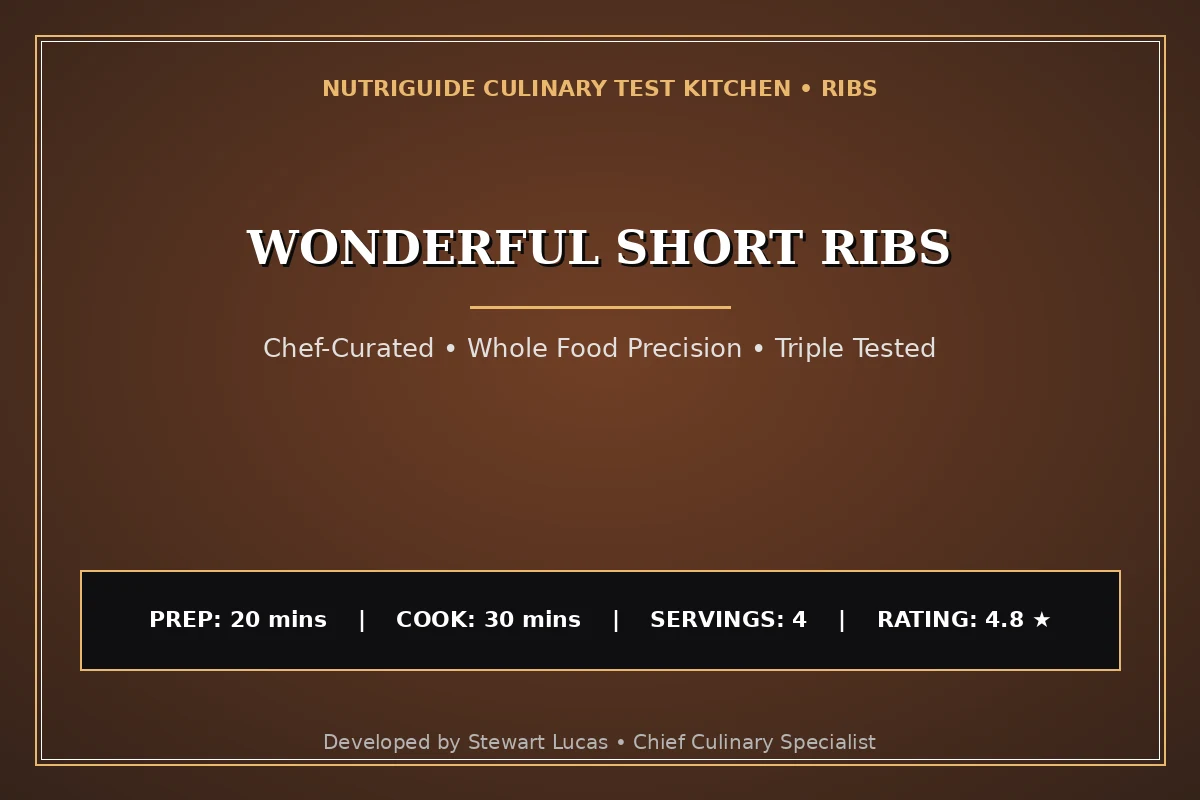 Wonderful Short Ribs