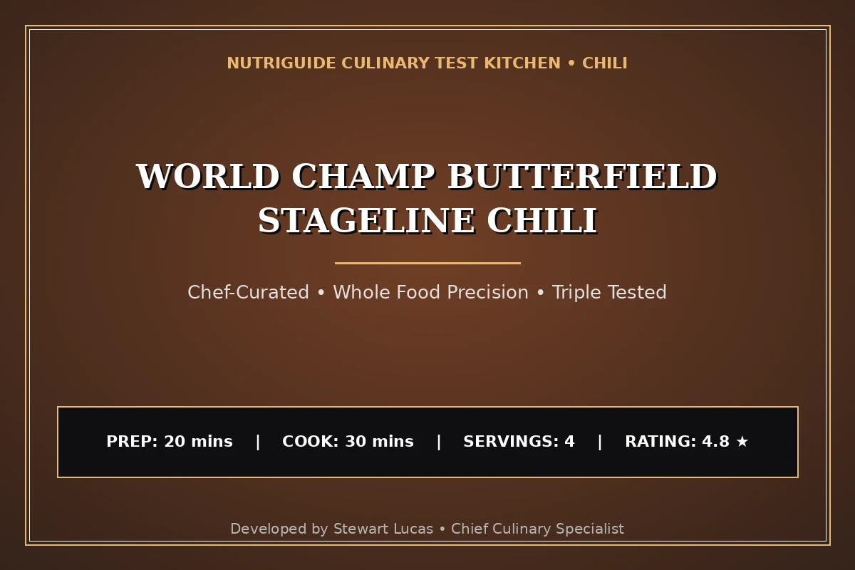 World Champ Butterfield Stageline Chili