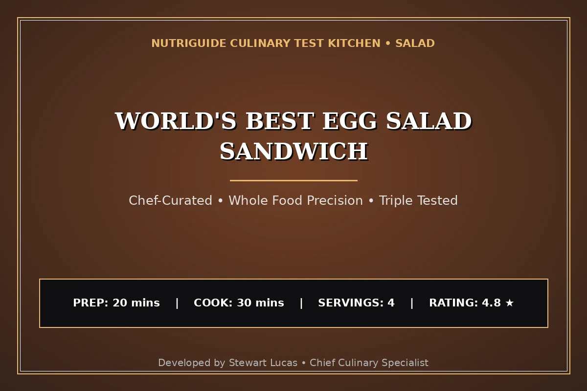 World'S Best Egg Salad Sandwich