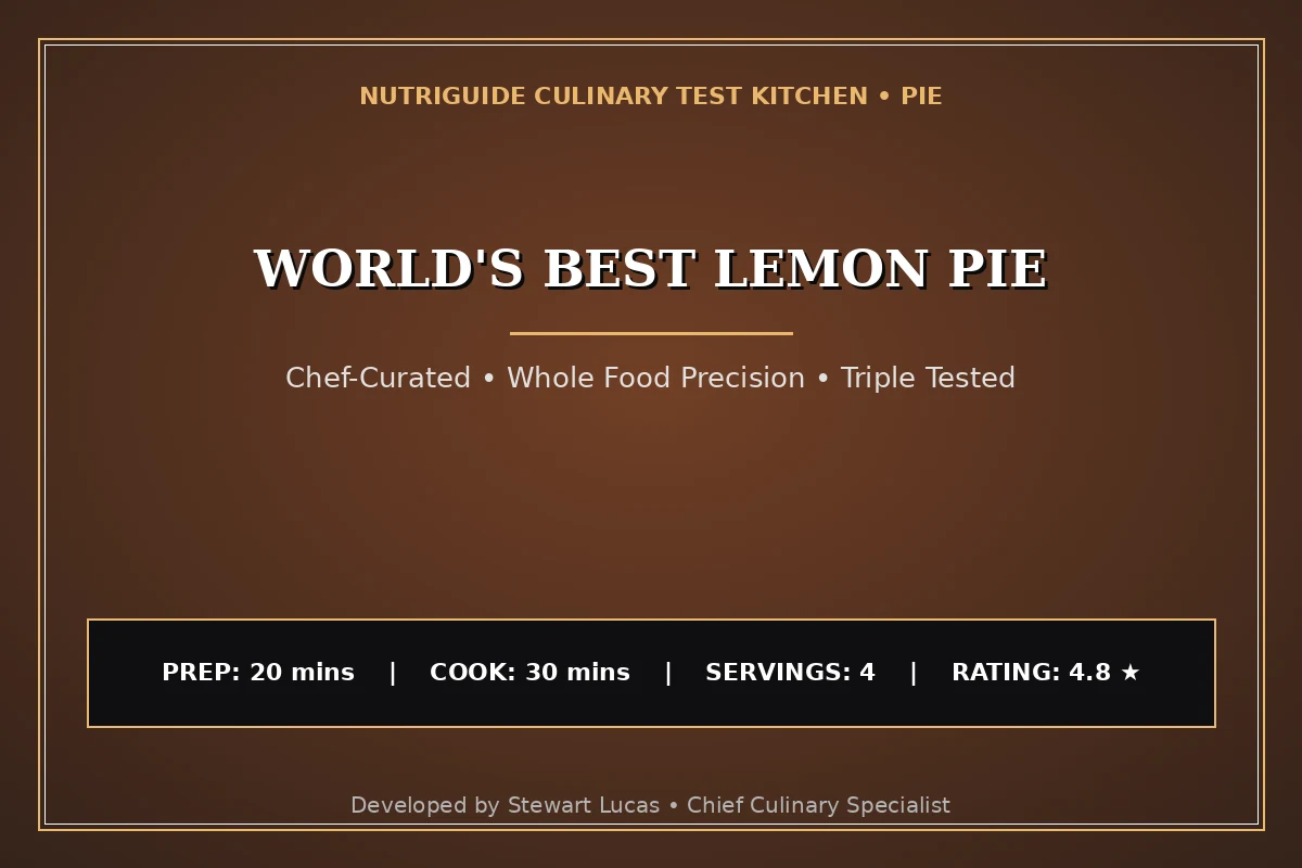 World'S Best Lemon Pie