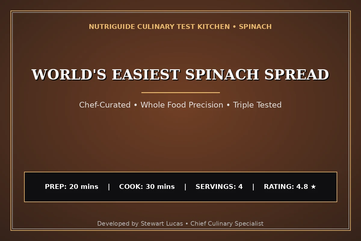 World'S Easiest Spinach Spread