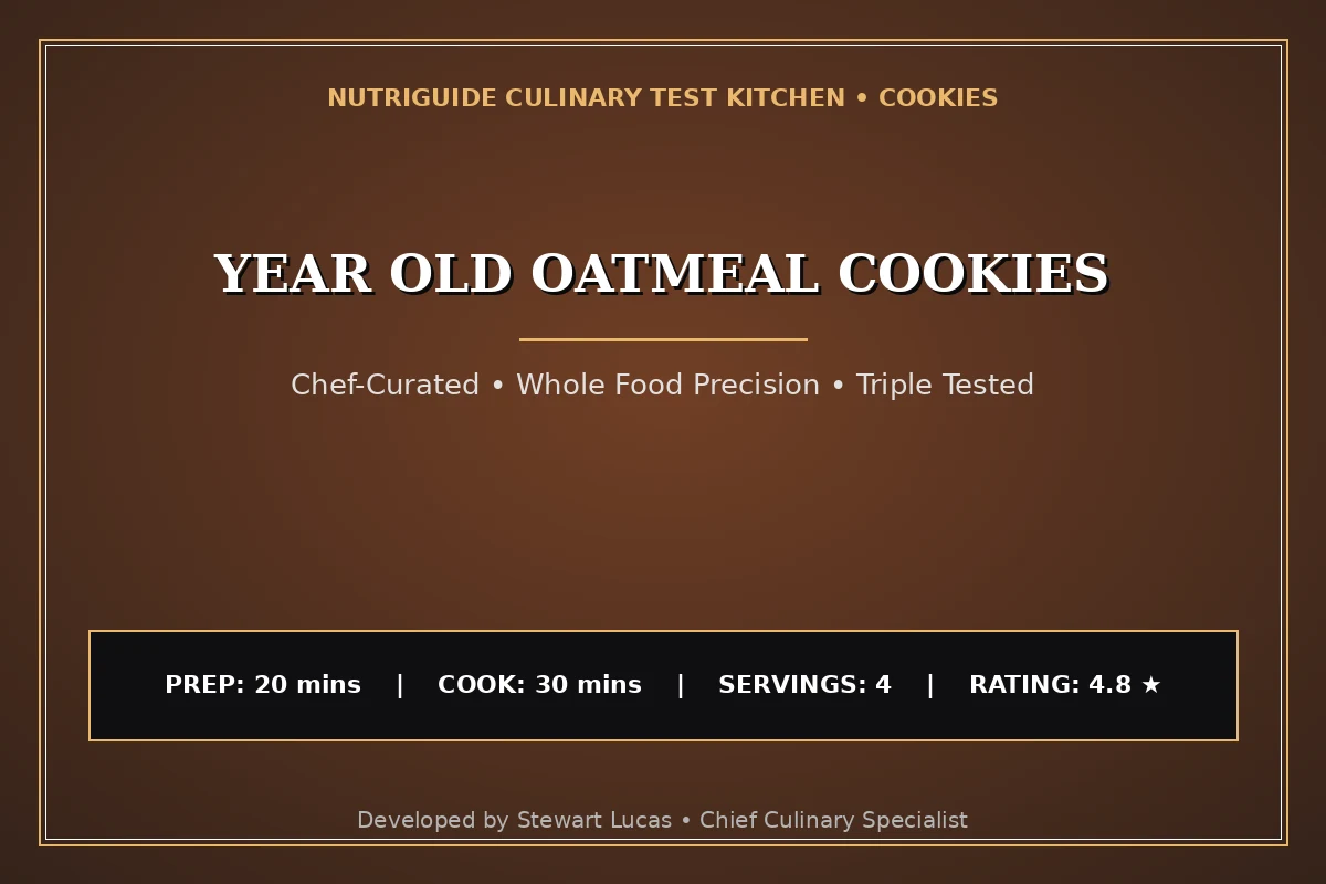 Year Old Oatmeal Cookies