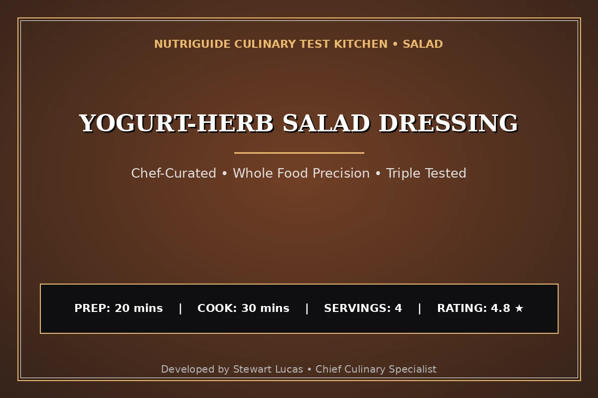 Yogurt-Herb Salad Dressing