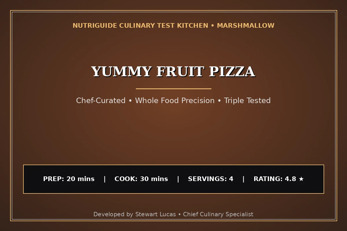 Yummy Fruit Pizza