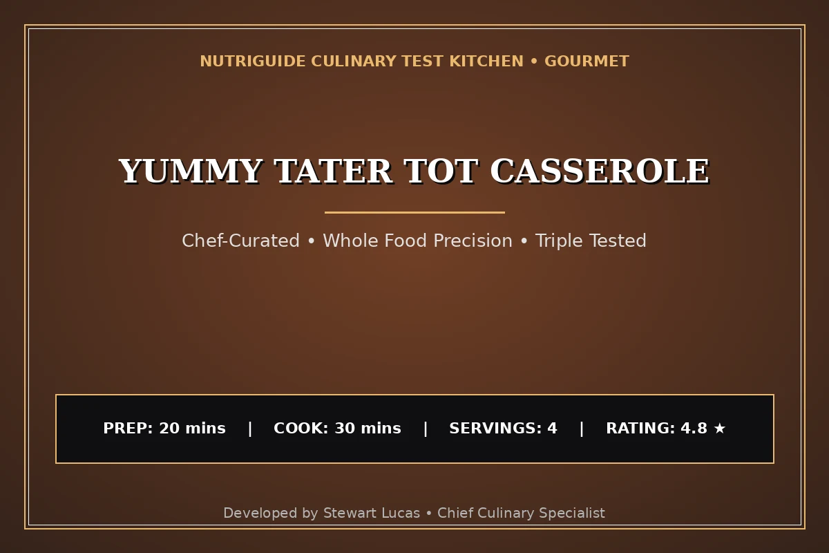 Yummy Tater Tot Casserole