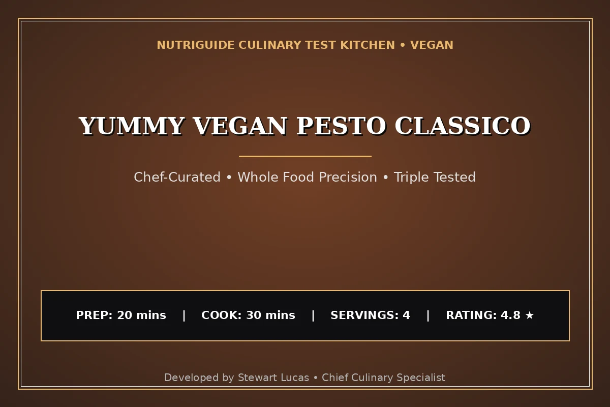 Yummy Vegan Pesto Classico