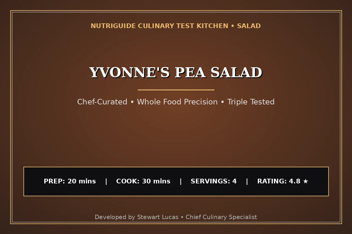 Yvonne'S Pea Salad
