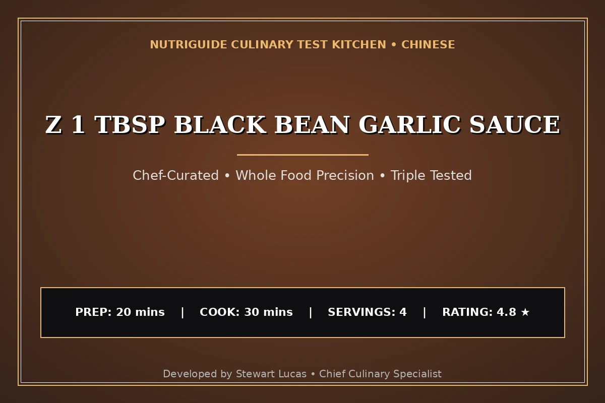 Z 1 Tbsp Black Bean Garlic Sauce