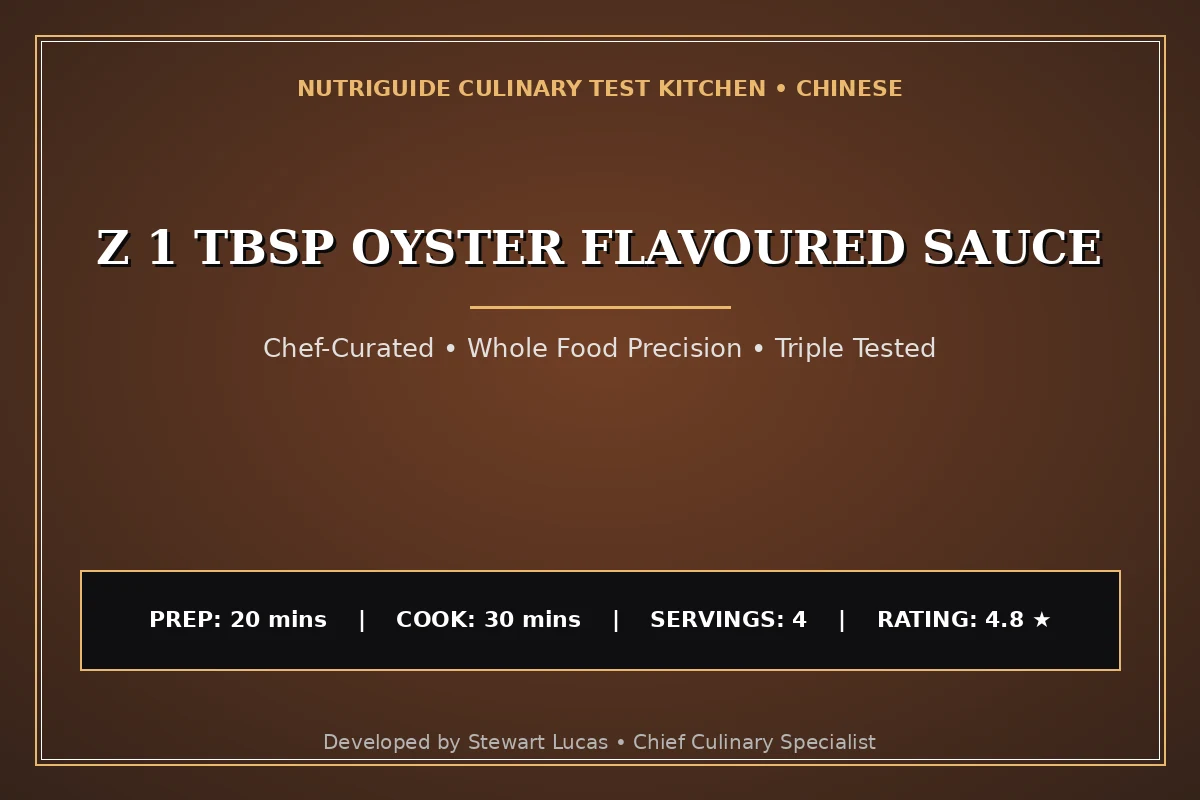 Z 1 Tbsp Oyster Flavoured Sauce