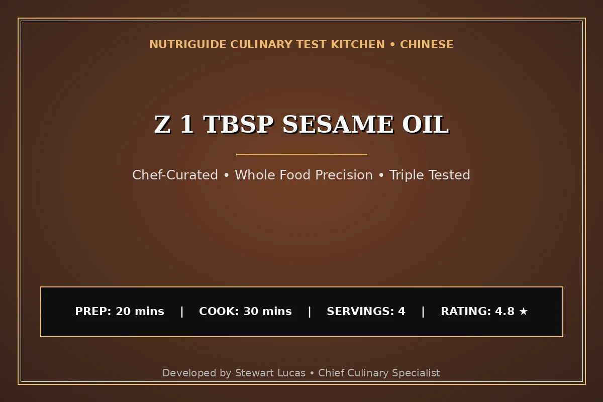 Z 1 Tbsp Sesame Oil