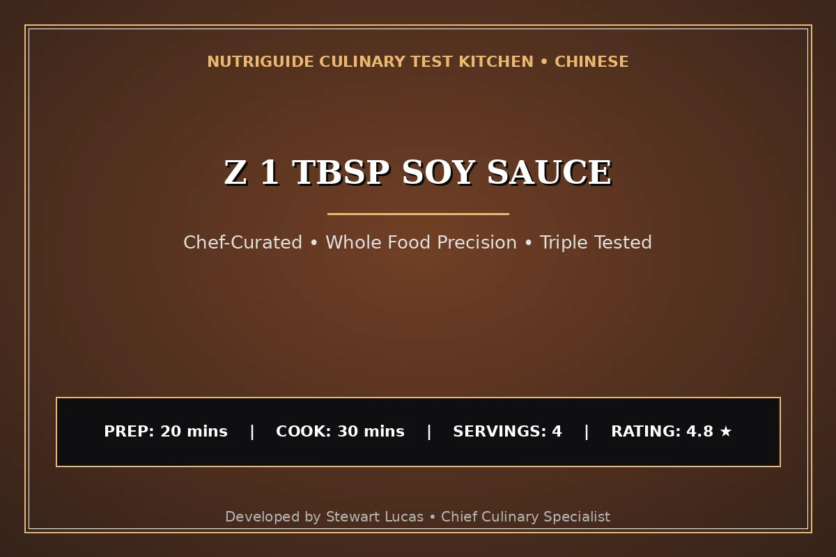Z 1 Tbsp Soy Sauce