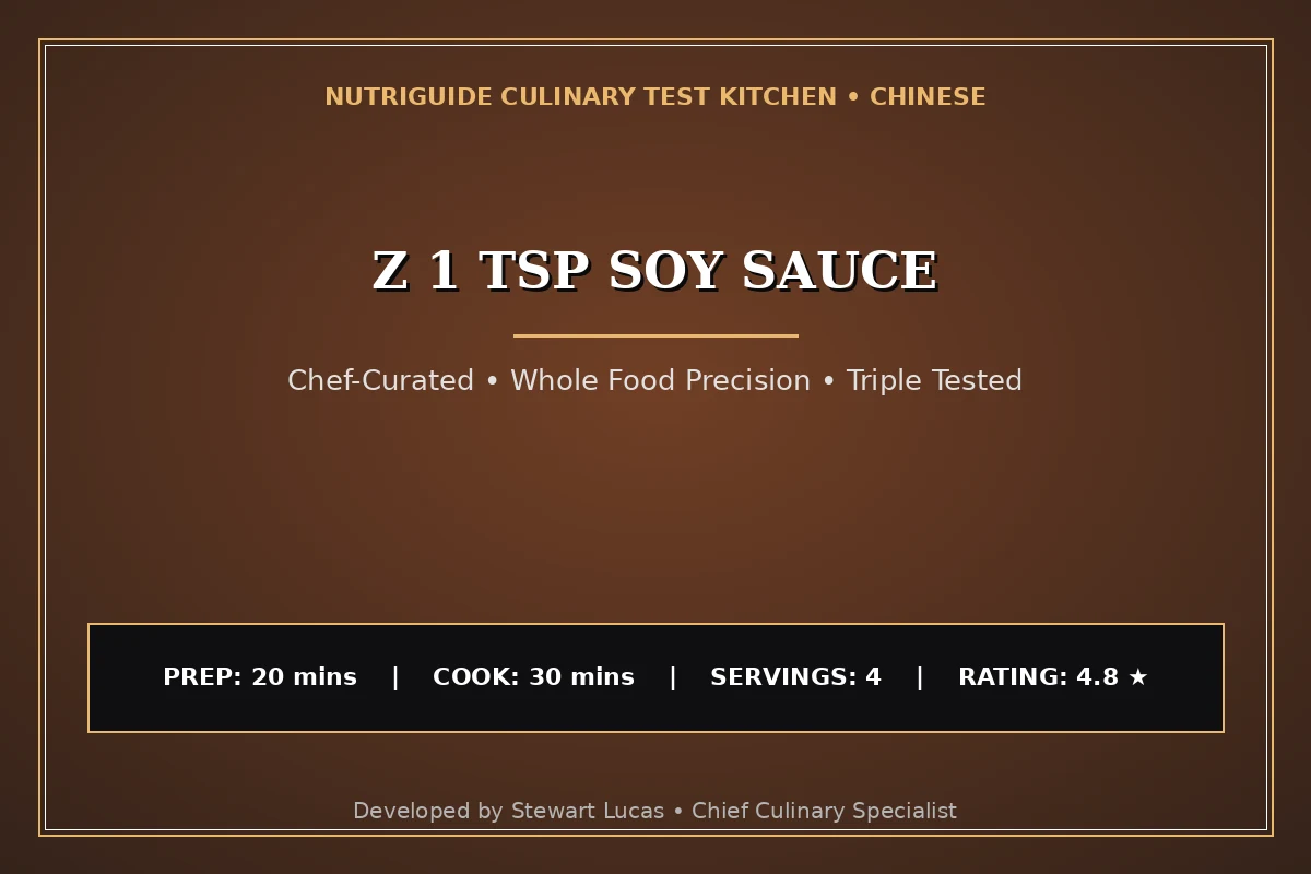 Z 1 Tsp Soy Sauce