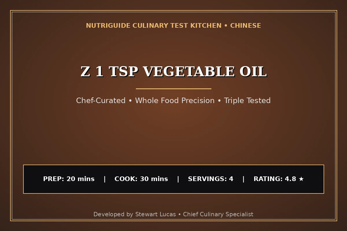 Z 1 Tsp Vegetable Oil