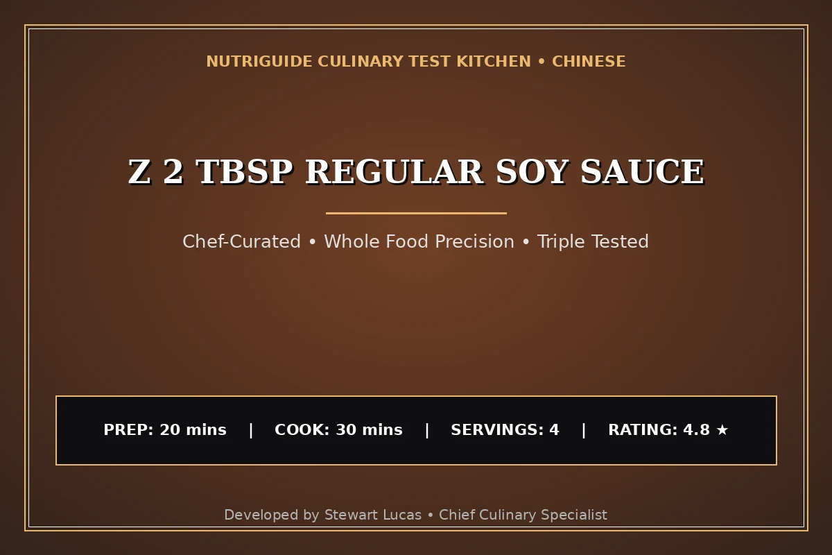 Z 2 Tbsp Regular Soy Sauce