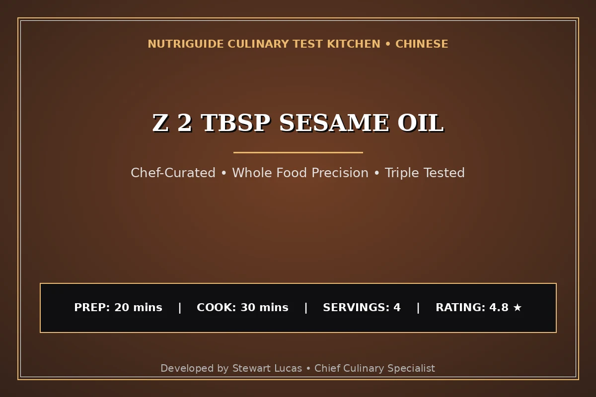 Z 2 Tbsp Sesame Oil