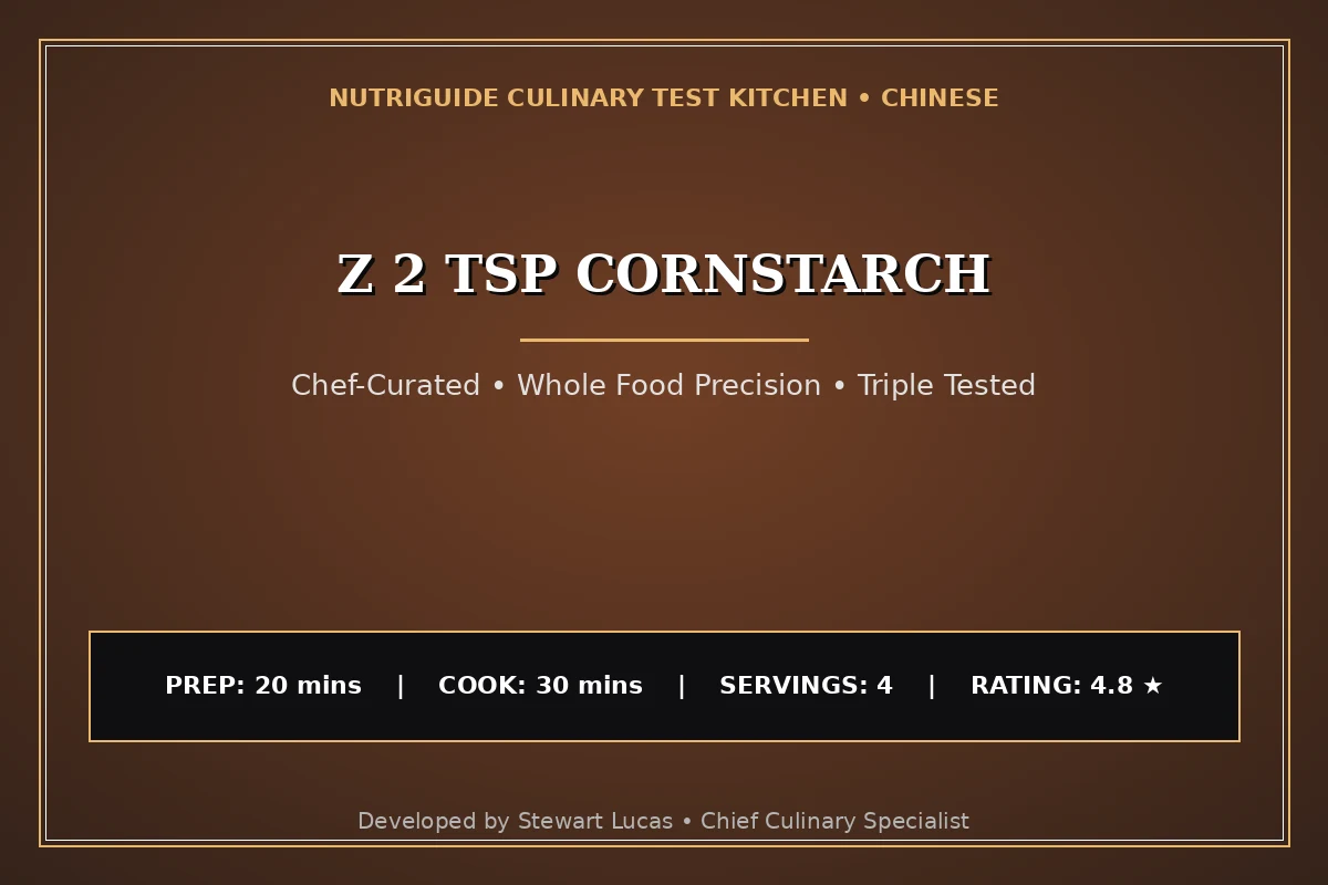 Z 2 Tsp Cornstarch