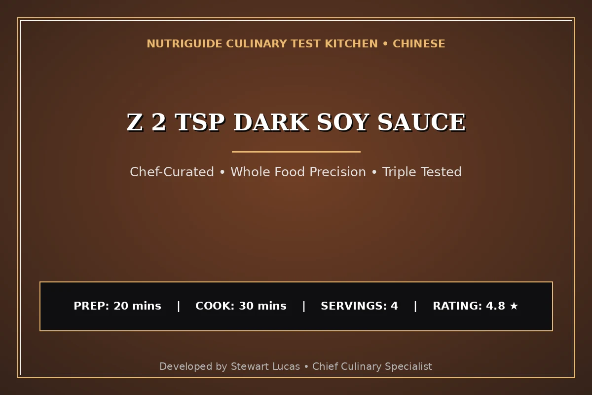 Z 2 Tsp Dark Soy Sauce