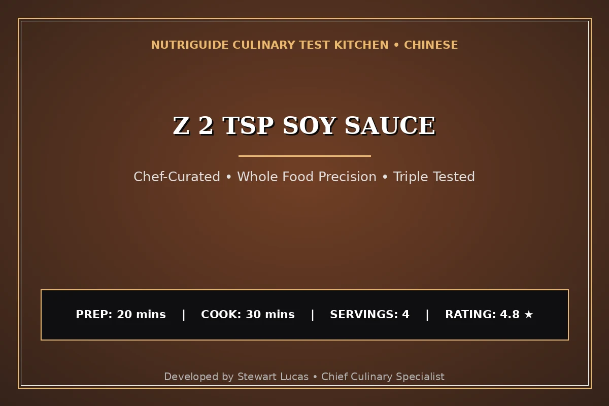 Z 2 Tsp Soy Sauce