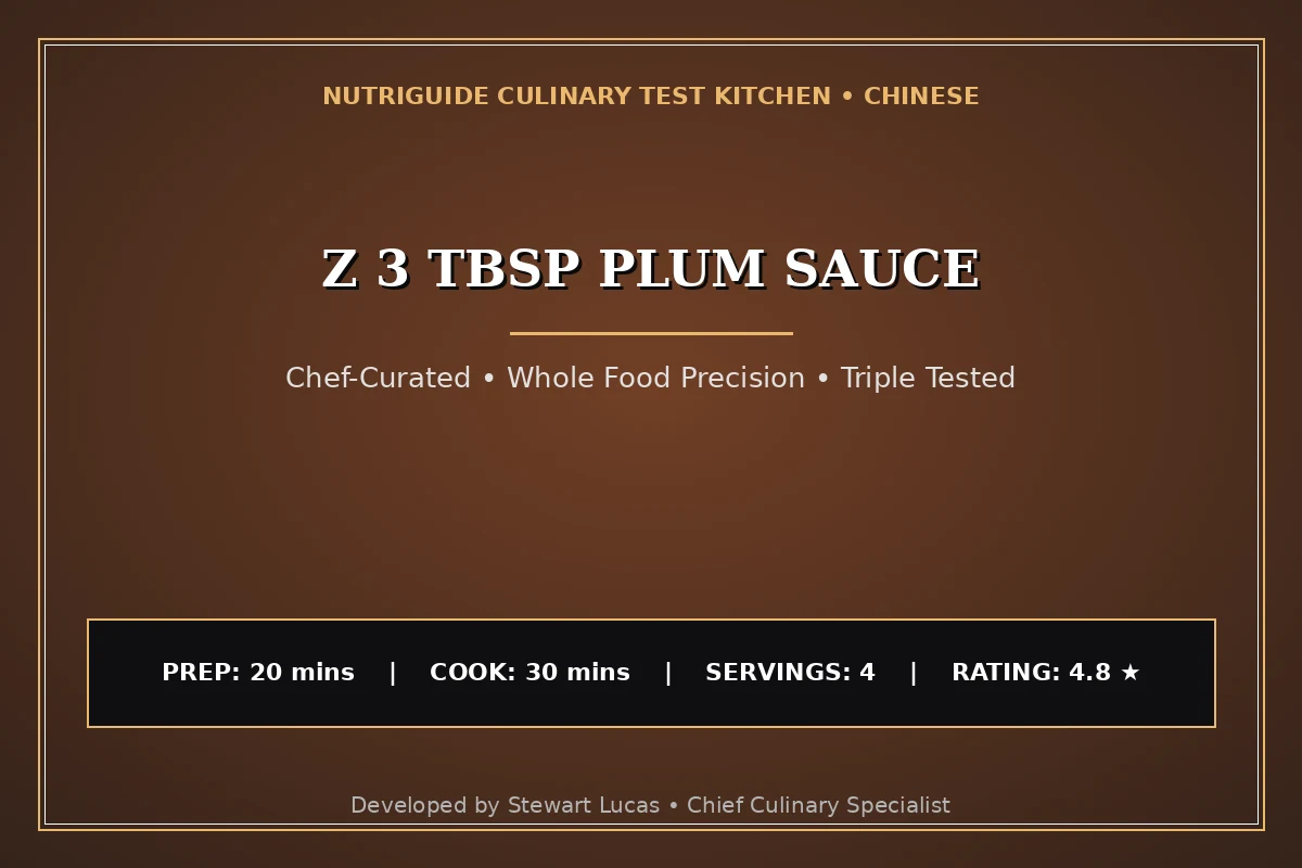 Z 3 Tbsp Plum Sauce