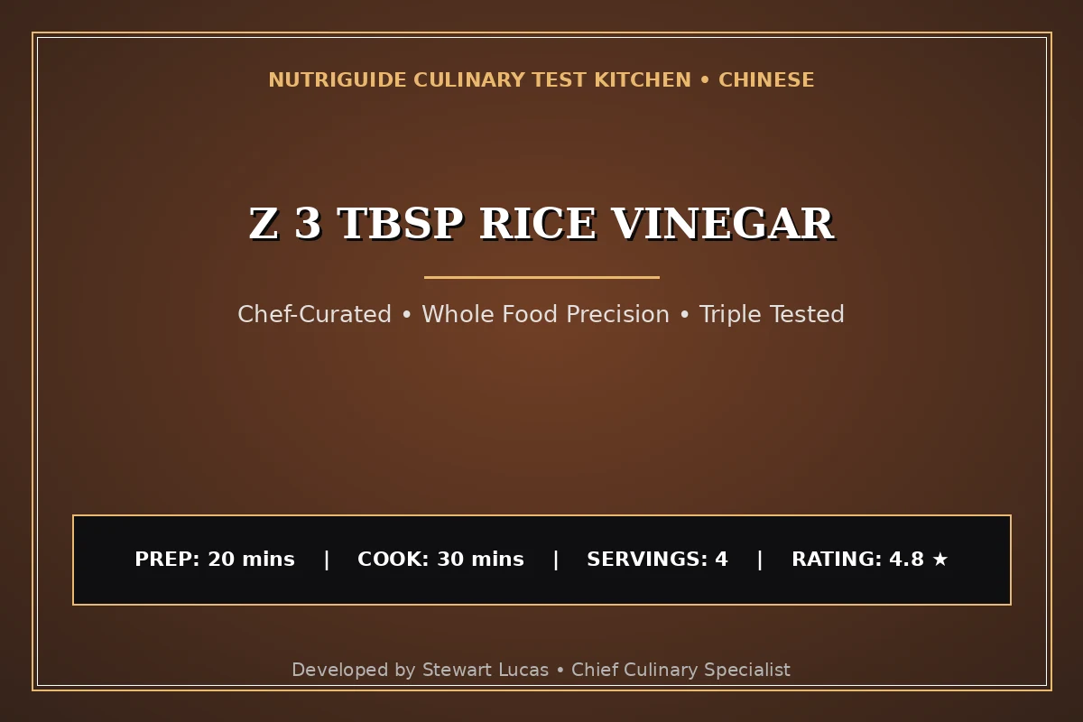 Z 3 Tbsp Rice Vinegar