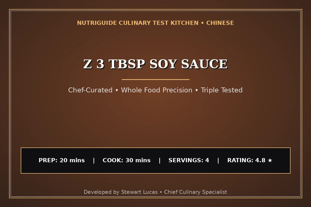 Z 3 Tbsp Soy Sauce