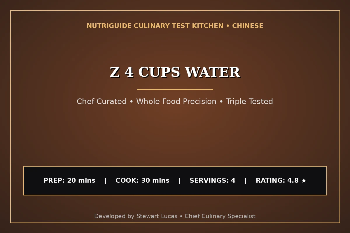 Z 4 Cups Water