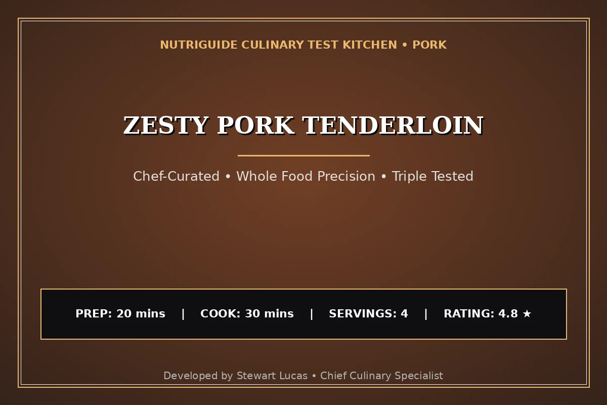 Zesty Pork Tenderloin