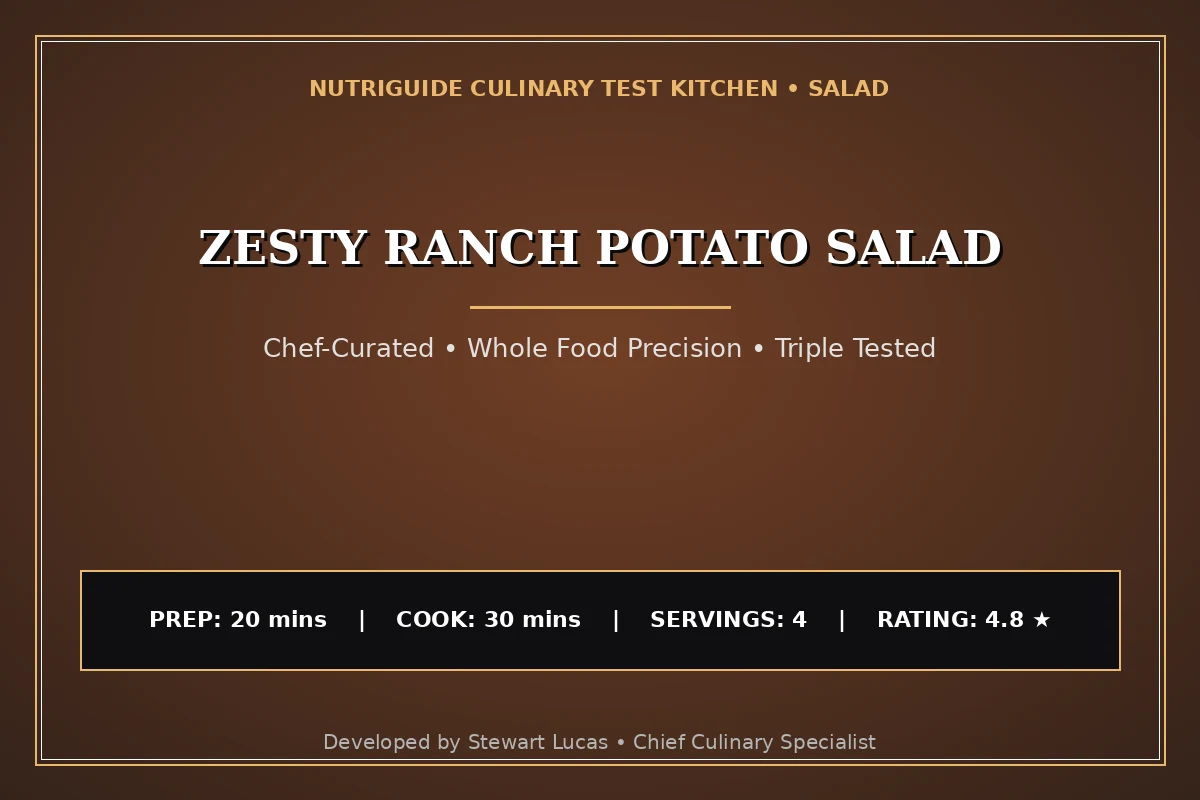 Zesty Ranch Potato Salad