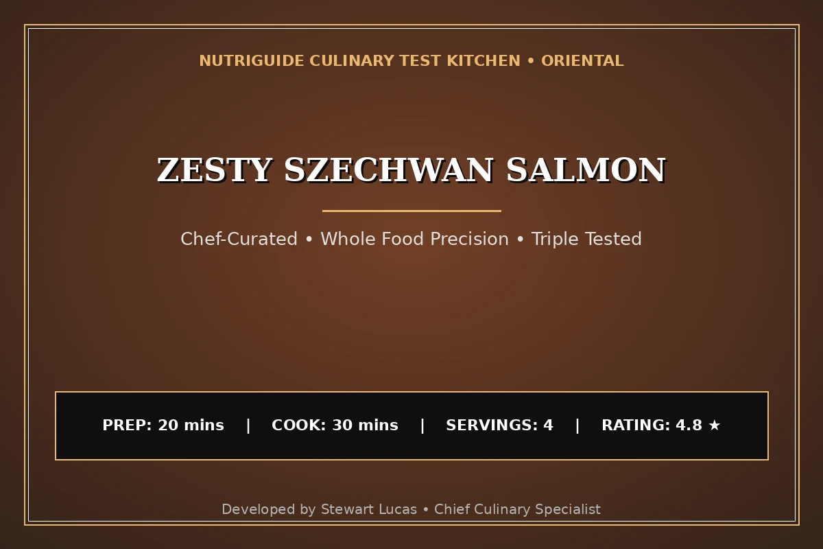 Zesty Szechwan Salmon