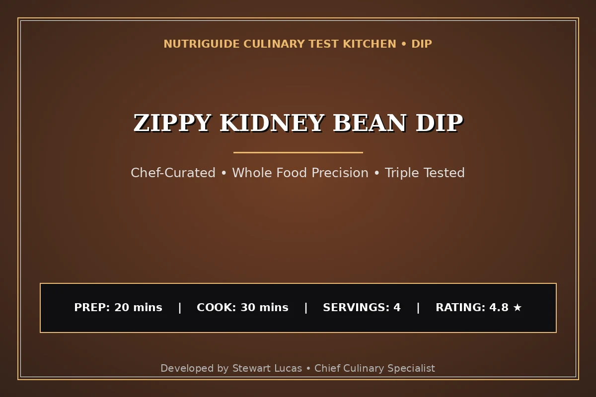 Zippy Kidney Bean Dip