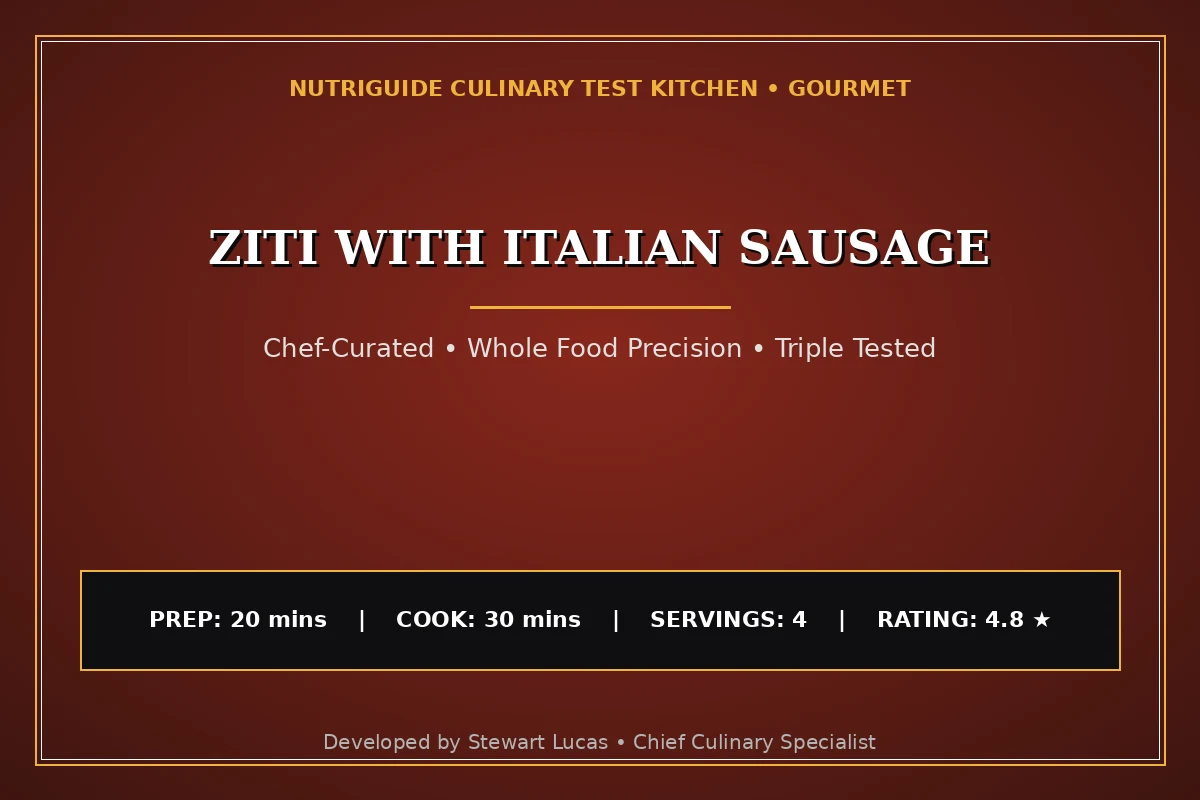 Ziti With Italian Sausage
