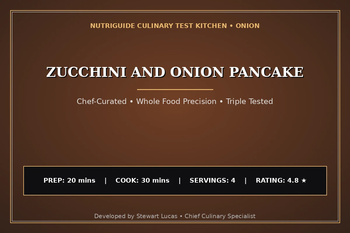 Zucchini And Onion Pancake