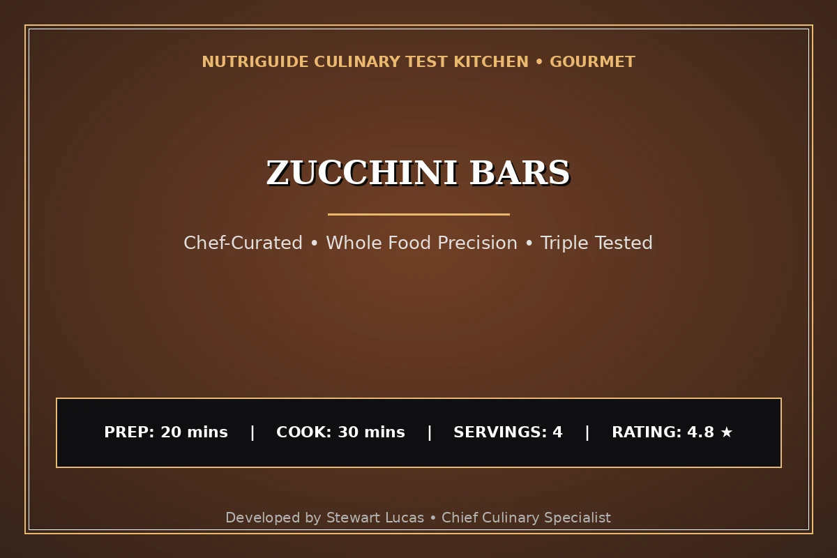 Zucchini Bars